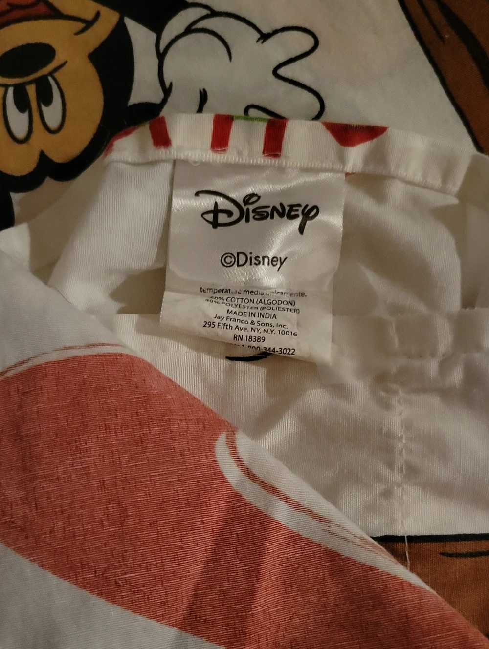 Disney Kids Twin Sheet Set in White with Multicolor Character Prints